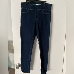 Old Navy Dark Indigo Blue Jeans Slim Fit High Waist